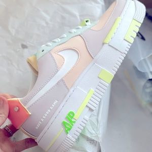 Unique Pixel Air Force 1’s womens size 8.5 brand new in box/never worn